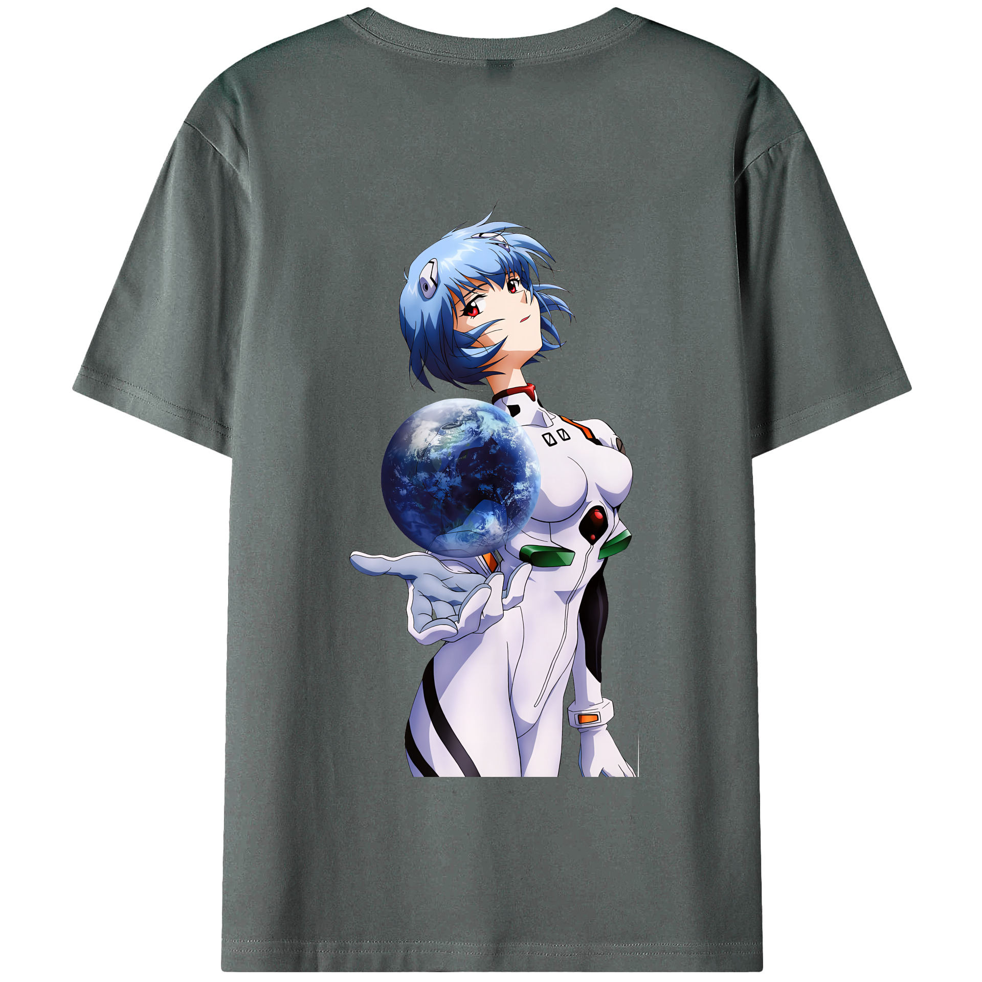 （画像用） EVA 新世紀エヴァンゲリオン 綿100％半袖Tシャツ（背面プリント）